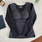 🥳2023 Brand New Fabric Women's Built-in Bra Thermal Underwear