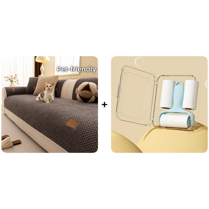 🛋️ Thickened Non-Slip Sofa Cover – Ultra-Soft, Washable, Scratch-Resistant & Pet-Friendly, 4 Colours ✨
