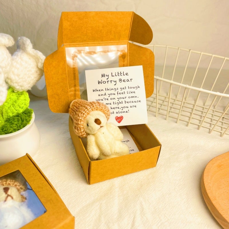 🧸✨Little Bear in Box, My Little Worry Bear🎁