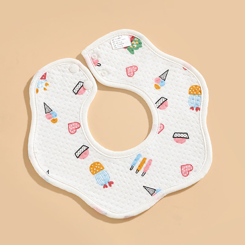[Best Gift For Baby] 💞👶Newborn Baby Cotton Drooling Towel Bib