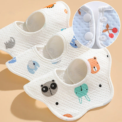 [Best Gift For Baby] 💞👶Newborn Baby Cotton Drooling Towel Bib