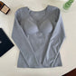 🥳2023 Brand New Fabric Women's Built-in Bra Thermal Underwear