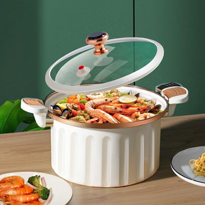 Non-stick Enamel Micro Pressure Cooker（Free Shipping）