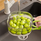 2 in 1 Draining Basket with Lid