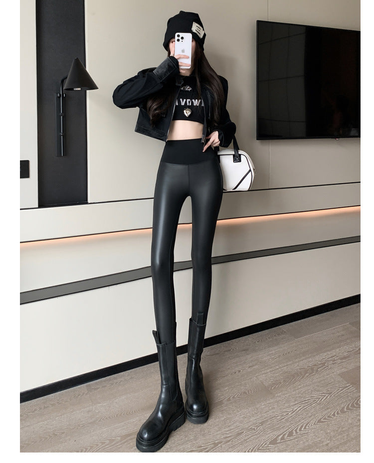 ✨Women’s Faux Lifting Leather Leggings (Great Sale⛄BUY 2 Get 5% OFF + FREE SHIPPING)