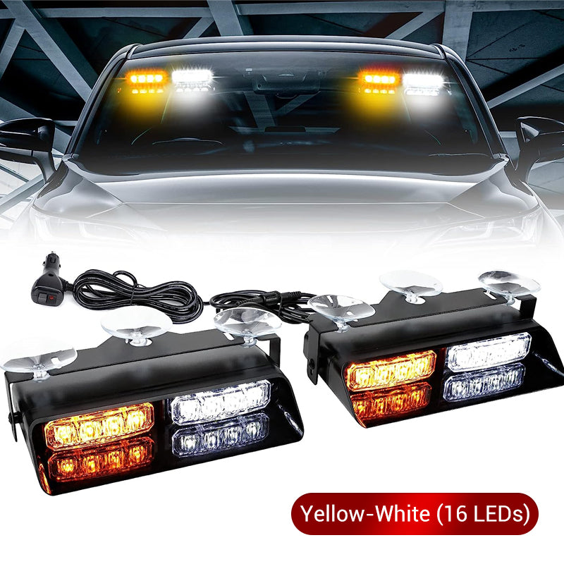 Windshield Suction Cup Strobe Warning Light for Vehicles🚗