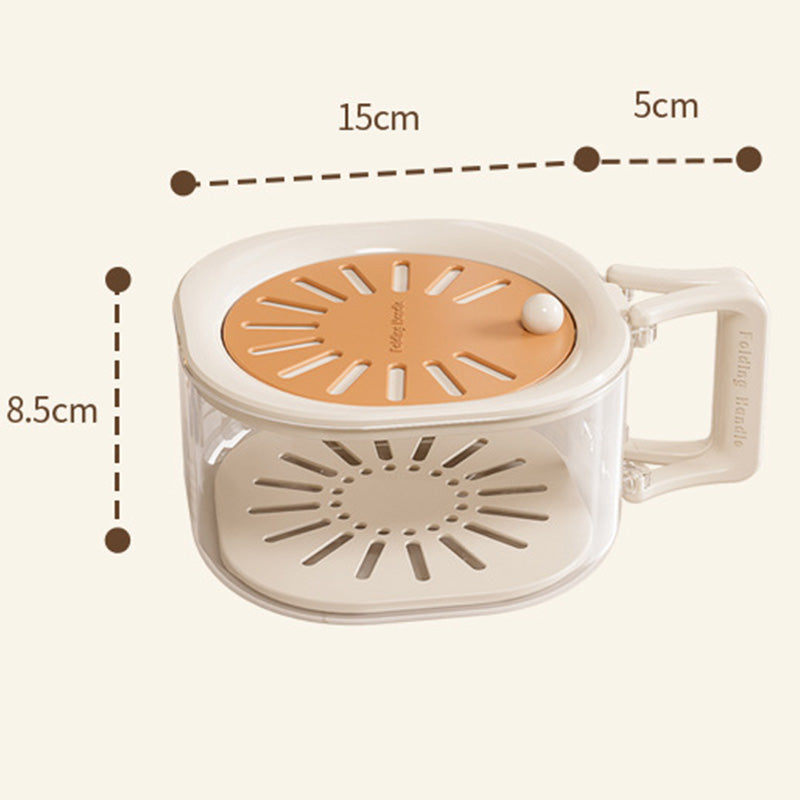 2 in 1 Draining Basket with Lid