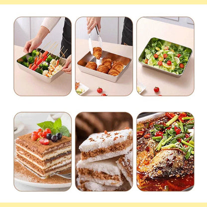 Stainless Steel Square Plate（50% OFF）