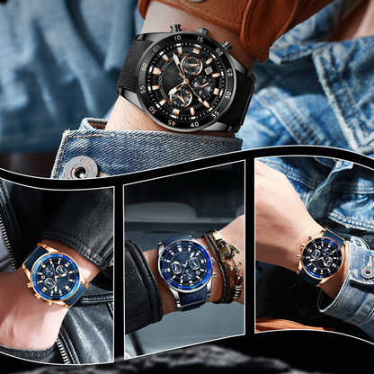 💎Men's Waterproof Multifunctional Quartz Watch