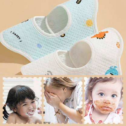 [Best Gift For Baby] 💞👶Newborn Baby Cotton Drooling Towel Bib