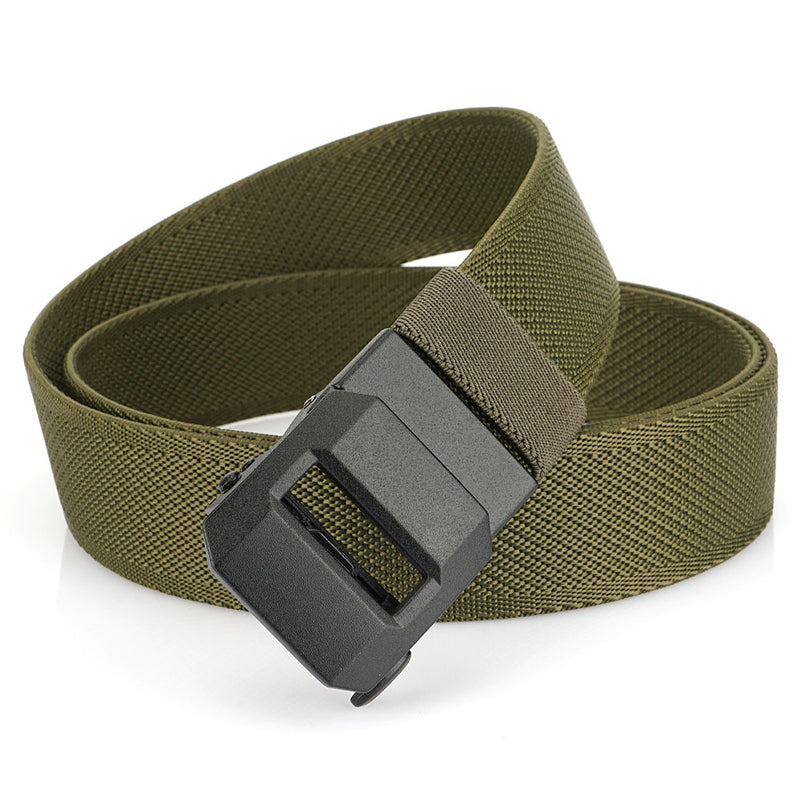 Automatic Buckle Stretch Nylon Belt For Men