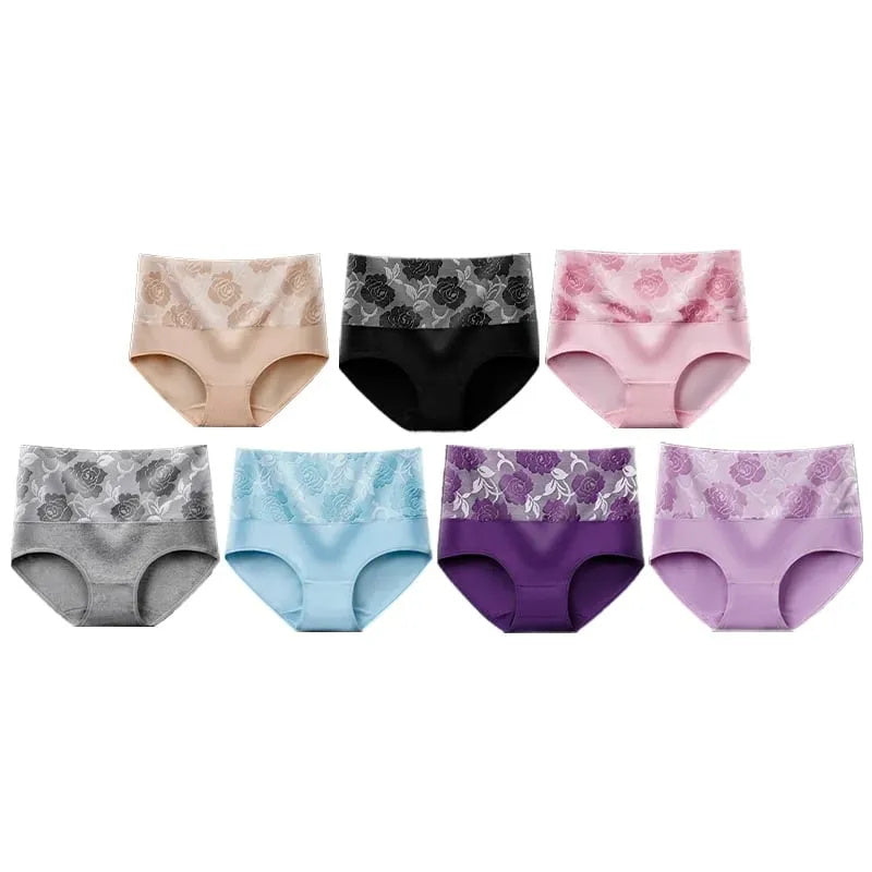 ✨ BUY 5 GET 5 FREE✨Cotton High Waist Abdominal Slimming Hygroscopic Antibacterial Underwear