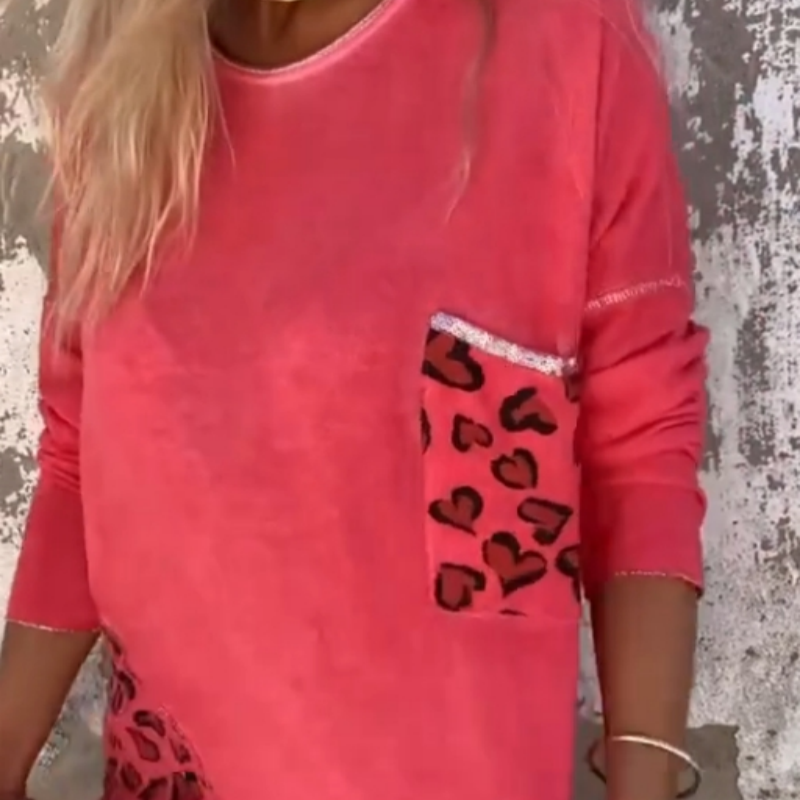 ✨Women's Fashion Round Neck Loose Long Sleeve Top