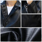 [Best Gift For Him] Men's Cool Leather Jacket（Great Sale⛄BUY 2 Get 5% OFF）