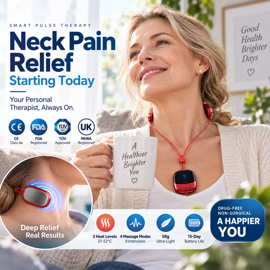 Portable Pendant Neck Massager with Heat