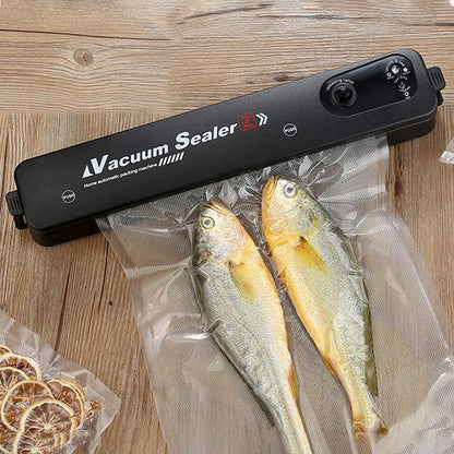 ⚡ Automatic Vacuum Sealing Machine – One-Touch Operation, Extends Food Freshness & Compact Design 🍖