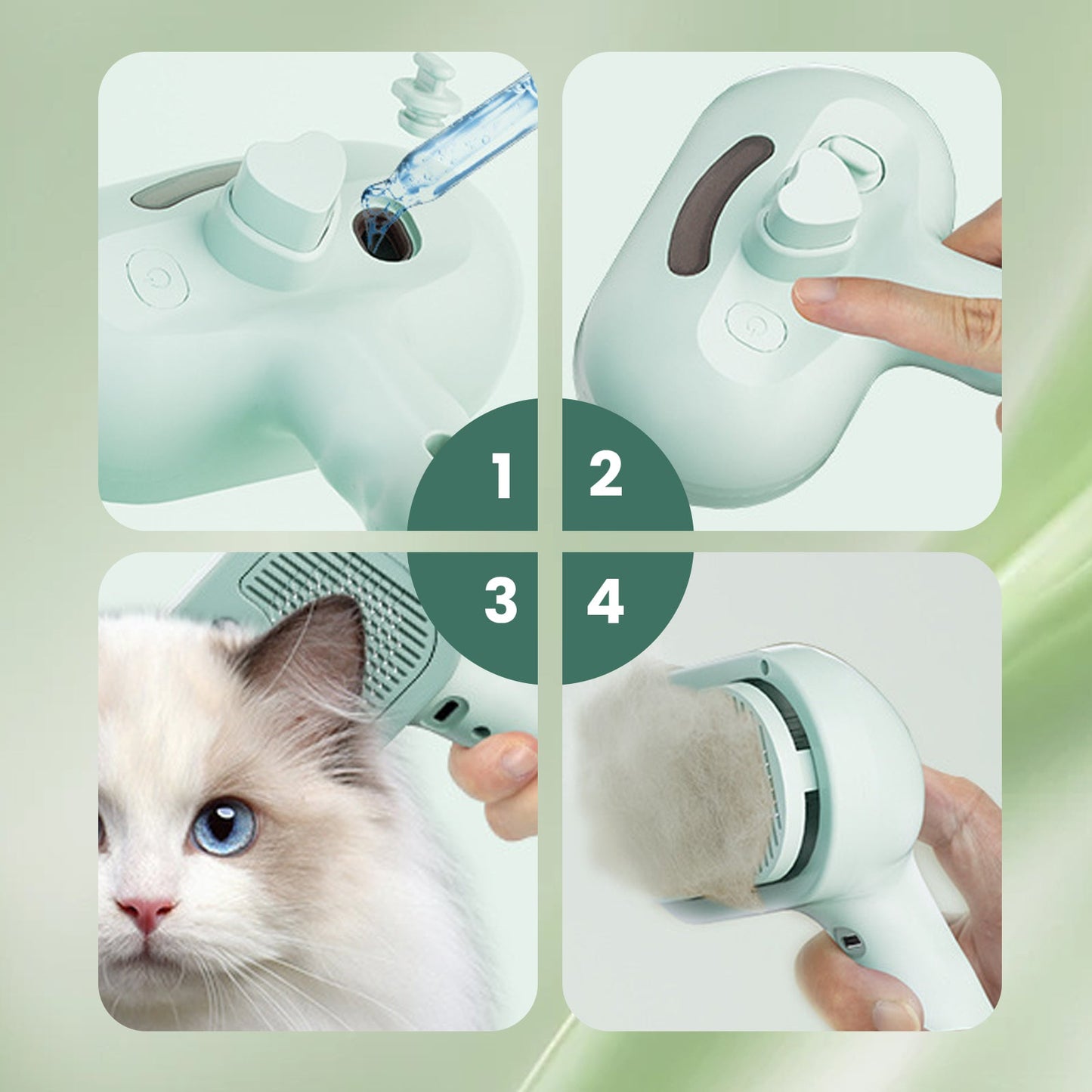 Pet Spray Hair Removal Comb