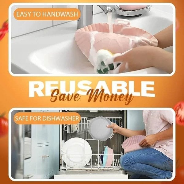 Reusable Heat-resistant Baking Tray 【💞food grade silicone💞easy to clean】