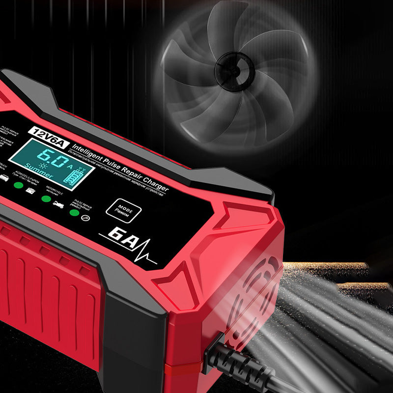 🛵🔋Smart Battery Charger for Car & Motorcycle