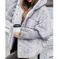 💖Women’s Oversized Hooded Patchwork Puffer Coat
