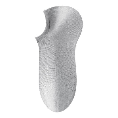 Men's Solid Color Mesh Breathable Socks