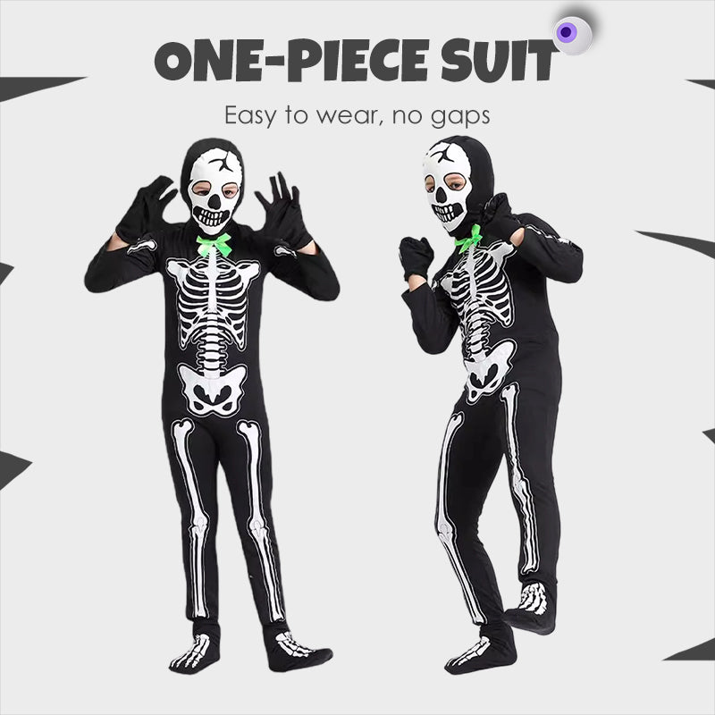 Glow-in-Dark Skeleton Costume for Halloween💀