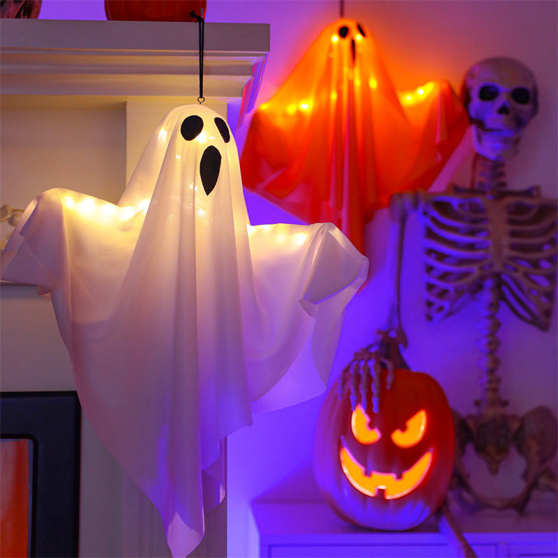 Glowing Ghost Chandelier for Halloween Party Decor