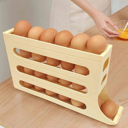 🎉 Automatic Rolling Egg Holder for Fridge 🥚