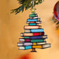 Book Stack Christmas Tree Suncatcher