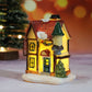 Miniature LED Lighted Christmas Village House