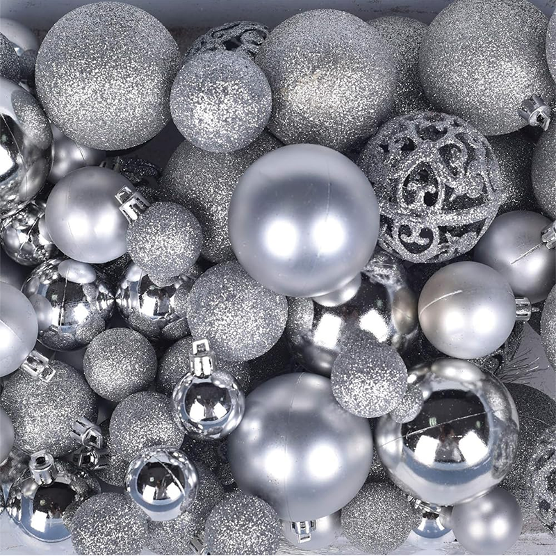 101PCS Christmas Tree Baubles Ornament Set