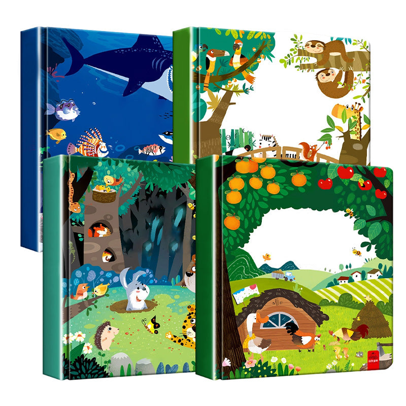 ✨【Kids’ Interactive 3D Pop-Up Book Set】✨