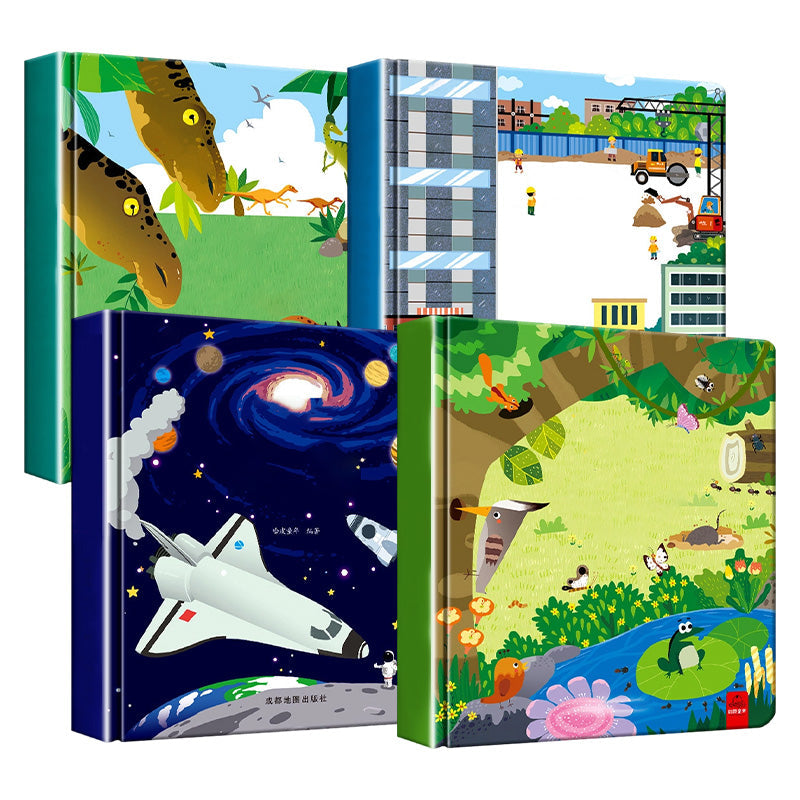 ✨【Kids’ Interactive 3D Pop-Up Book Set】✨