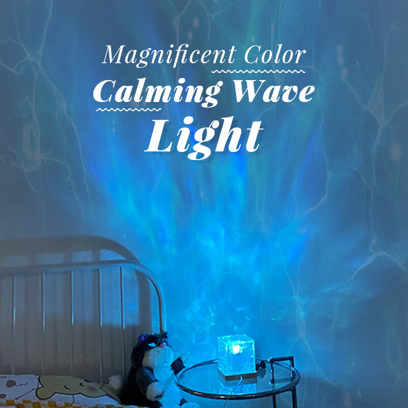 🎁 Rotating Wave Projector - Dynamic Ocean Effect, 16 Changing Colors, Perfect for Baby Care and Nursery Decoration 🌙🚤💫