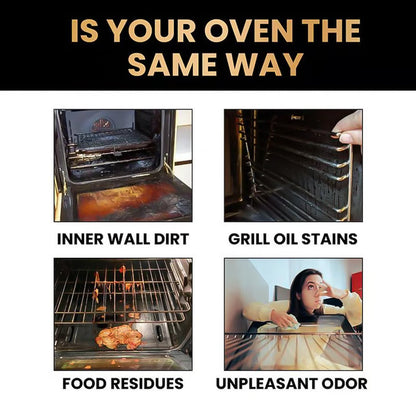 🧼 Oven & Grill Cleaning Spray – Powerful Degreaser, Odor Eliminator & Easy Spray 🧽