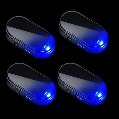 🚗 Solar Car Anti-Theft Light – solar + USB charged, auto-flashes at night. Realistic LED mimics active alarm – deters thieves without wiring. Heat-resistant, stick & go! 🛡️💡