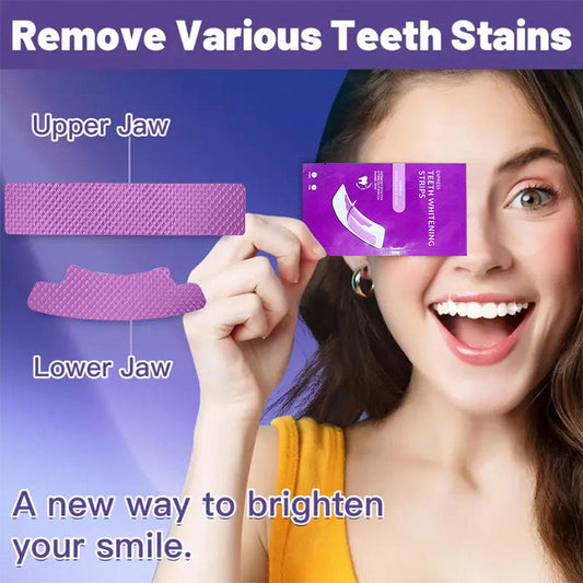 🦷 💜Safe & Effective Whitening Strips. Gently brighten your smile for daily confidence🌸💎
