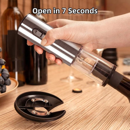 Electric Wine Opener Set - USB Rechargeable Corkscrew with 6 Accessories🍷🤹