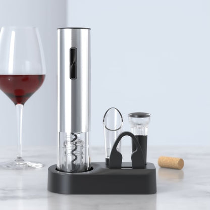 Electric Wine Opener Set - USB Rechargeable Corkscrew with 6 Accessories🍷🤹
