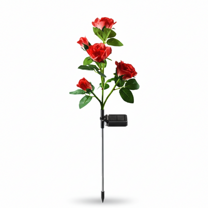 Solar Powered Rose Flower Garden Stake Lights