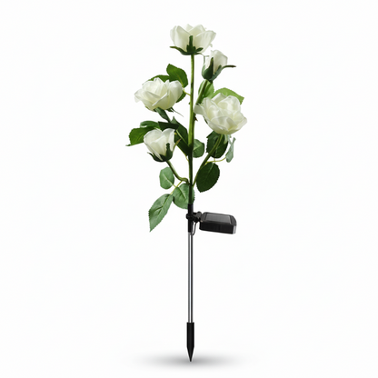 Solar Powered Rose Flower Garden Stake Lights