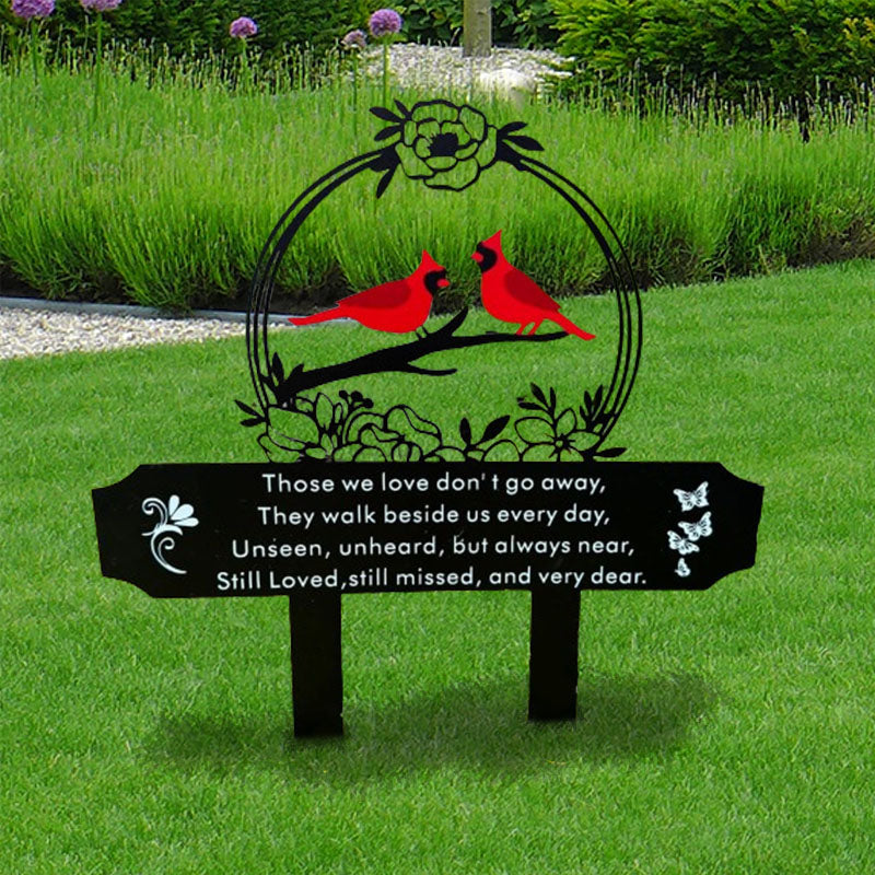 Metal Cemetery Memorial Stake