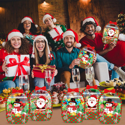 Halloween Transparent Sealed Favor Bags with Handles