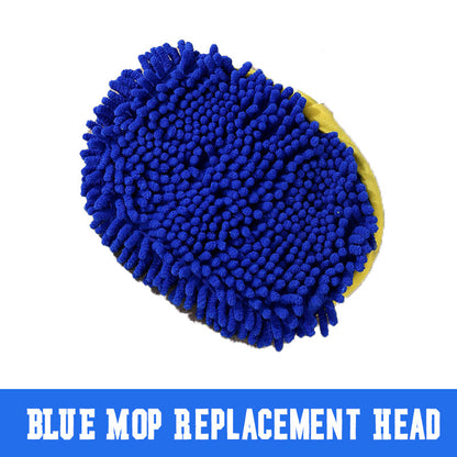 🚗 🧽 Durable Aluminum Long Handle Telescopic Car Wash Mop – Soft Microfiber, Scratch-Free & Adjustable Length ✨