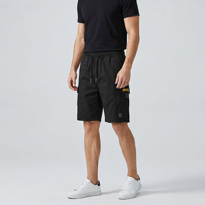 🩳 Men's Cargo Shorts with Drawstring – Easy pull-on, multi-pockets. Lightweight & comfy. Perfect for walks or gardening.