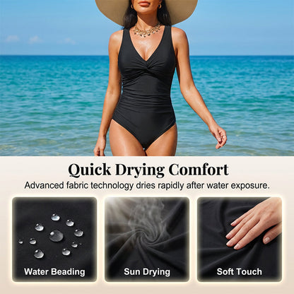 Women's Tummy Control One-Piece Swimsuit