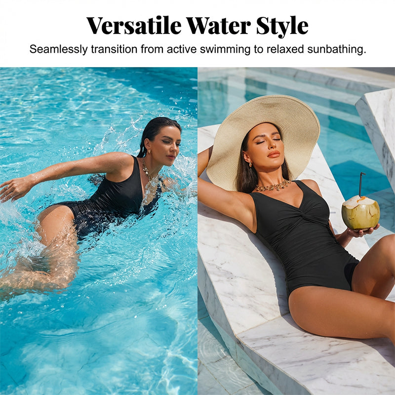 Women's Tummy Control One-Piece Swimsuit