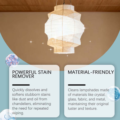 ✨ Light Fixture Cleaning Spray – No Residue, Protects Metal ✨