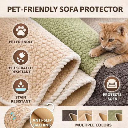 🛋️ Thickened Non-Slip Sofa Cover – Ultra-Soft, Washable, Scratch-Resistant & Pet-Friendly, 4 Colours ✨