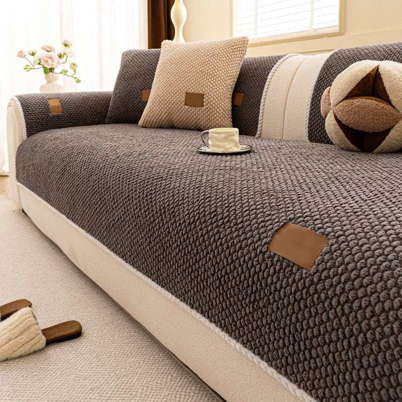 🛋️ Thickened Non-Slip Sofa Cover – Ultra-Soft, Washable, Scratch-Resistant & Pet-Friendly, 4 Colours ✨